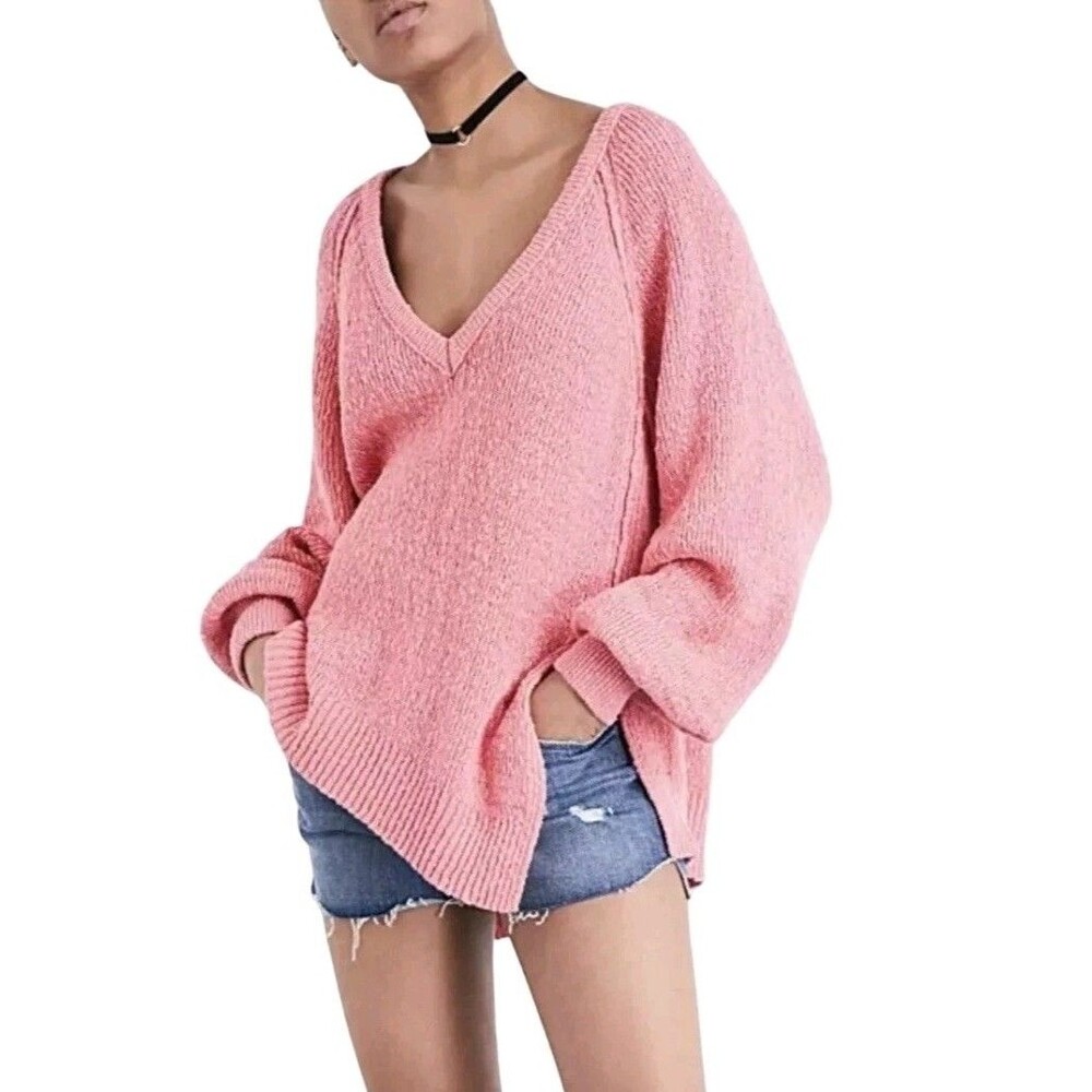 Free People West Coast Pullover Sweater Small Cover Size Cozy